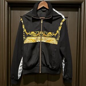 Versace Taylor Fit Zip Front Sweatshirt